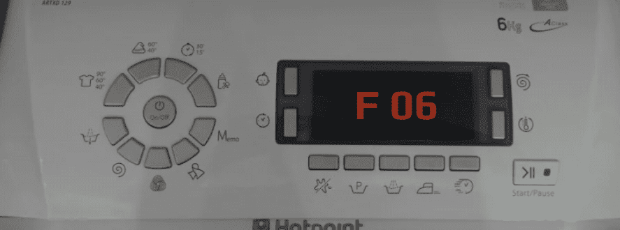Что значит ошибка F05 (F5) в стиральной машине Hotpoint Ariston – Сервисный центр
